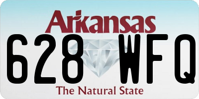AR license plate 628WFQ