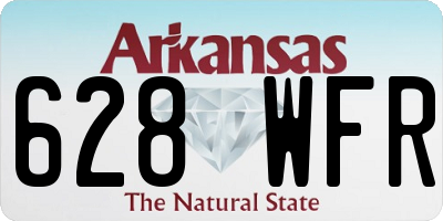 AR license plate 628WFR
