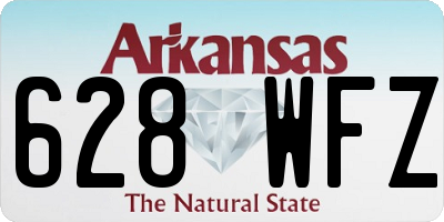 AR license plate 628WFZ