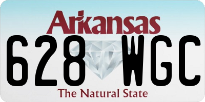 AR license plate 628WGC