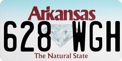 AR license plate 628WGH