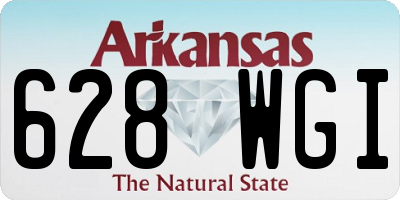 AR license plate 628WGI