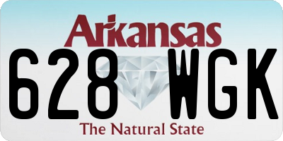 AR license plate 628WGK