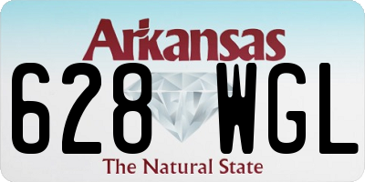 AR license plate 628WGL