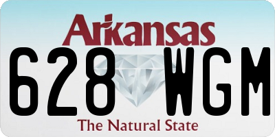 AR license plate 628WGM