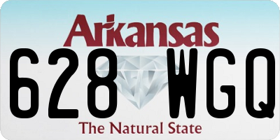 AR license plate 628WGQ