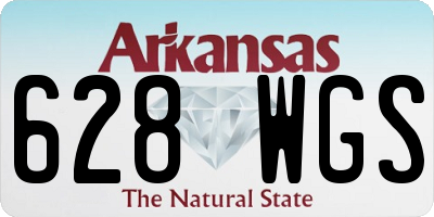 AR license plate 628WGS