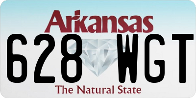 AR license plate 628WGT