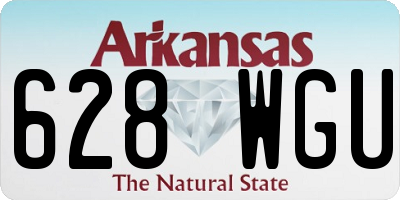 AR license plate 628WGU