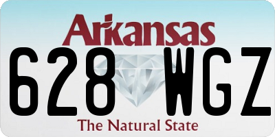 AR license plate 628WGZ