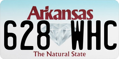 AR license plate 628WHC