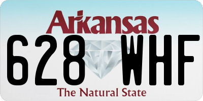 AR license plate 628WHF