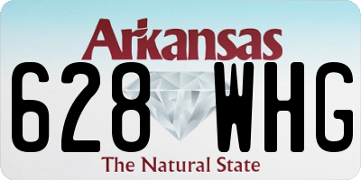 AR license plate 628WHG