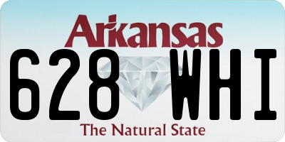 AR license plate 628WHI