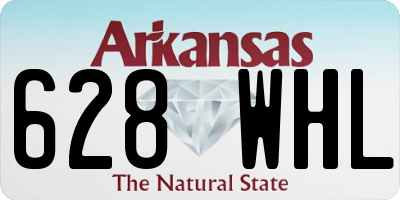 AR license plate 628WHL