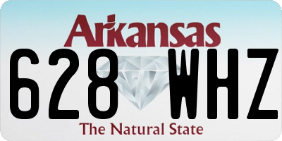 AR license plate 628WHZ