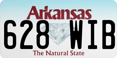 AR license plate 628WIB