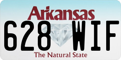 AR license plate 628WIF