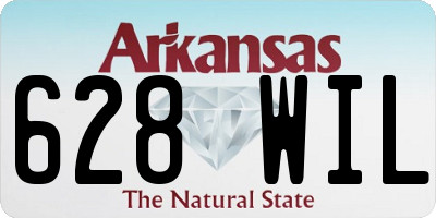 AR license plate 628WIL