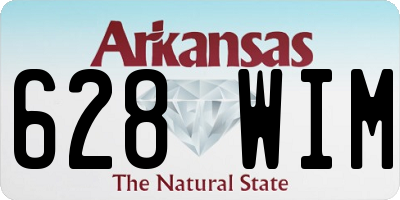 AR license plate 628WIM