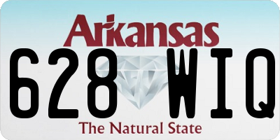 AR license plate 628WIQ