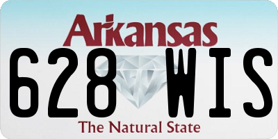 AR license plate 628WIS
