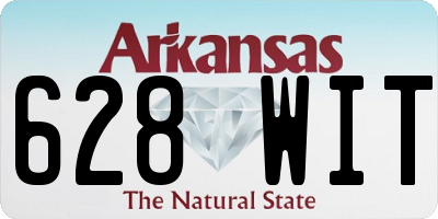 AR license plate 628WIT