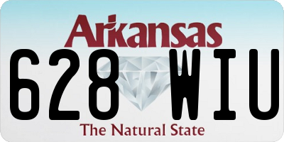 AR license plate 628WIU