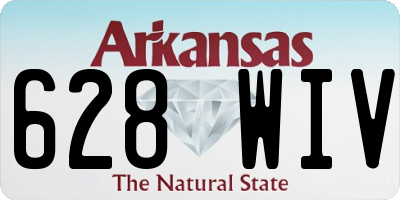 AR license plate 628WIV