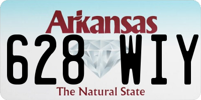 AR license plate 628WIY