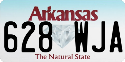AR license plate 628WJA