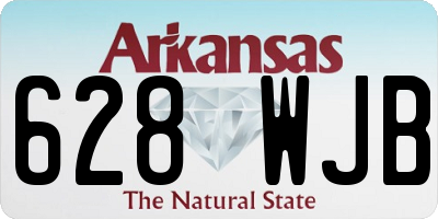 AR license plate 628WJB