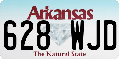 AR license plate 628WJD