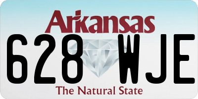 AR license plate 628WJE