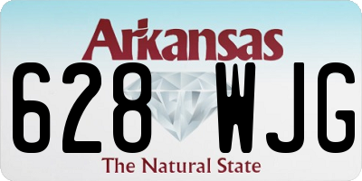 AR license plate 628WJG