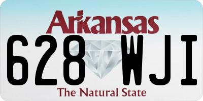 AR license plate 628WJI