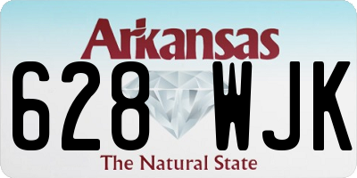 AR license plate 628WJK