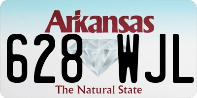 AR license plate 628WJL