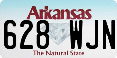 AR license plate 628WJN