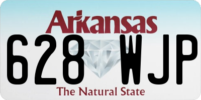 AR license plate 628WJP