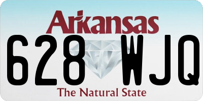 AR license plate 628WJQ