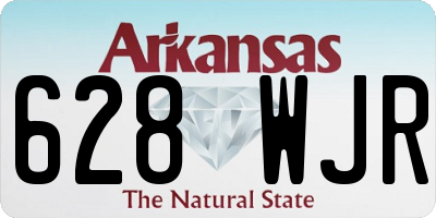 AR license plate 628WJR
