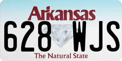 AR license plate 628WJS