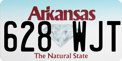 AR license plate 628WJT