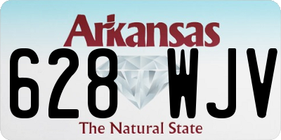 AR license plate 628WJV