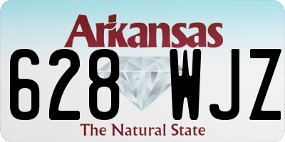 AR license plate 628WJZ