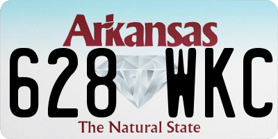 AR license plate 628WKC
