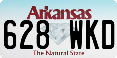 AR license plate 628WKD