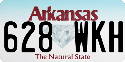 AR license plate 628WKH