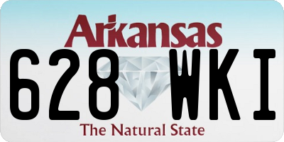 AR license plate 628WKI